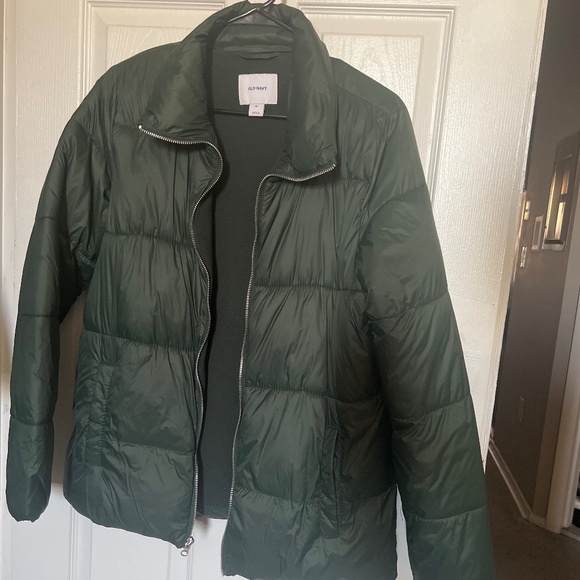 Forrest Green Old Navy Puffer Jacket - Picture 1 of 3